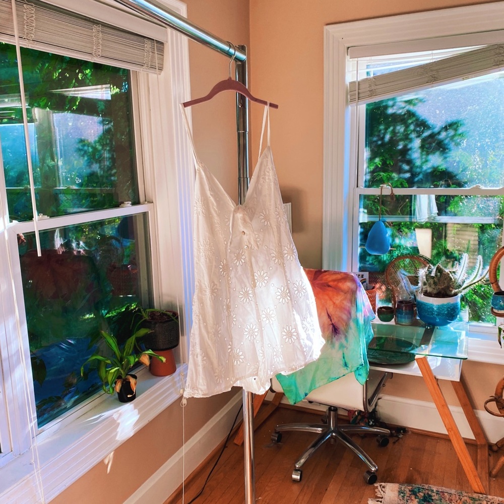 White Picolina Romper Sunflower Lasercut Tie - Picture 10 of 10